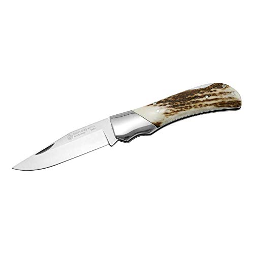 Puma 310112 IP Taschenmesser Bison Stag Messer, Silber, normal