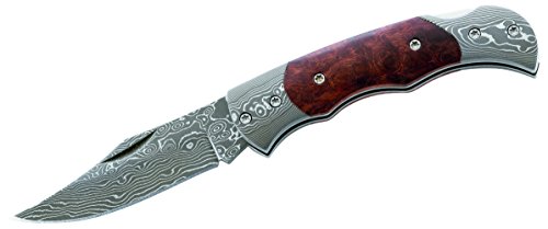 Herbertz 201408 Damaszener Taschenmesser Messer, Mehrfarbig, 14.2 cm