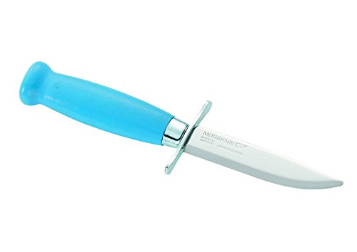  Unisex Adult Kindermesser Blauer Birkenholz Griff Gesamtlänge: 16.9 cm, 7.6 cm