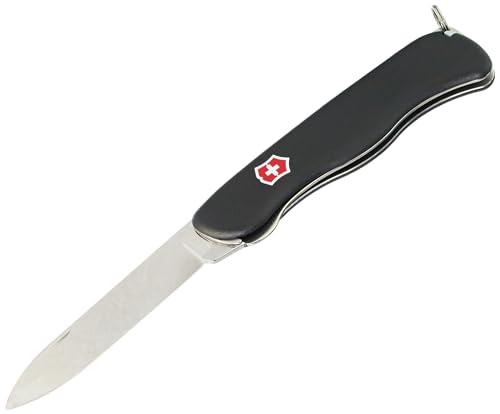 Victorinox Schweizer Taschenmesser Sentinel, Swiss Army Knife, Multitool, 4 Funktionen, Klinge, Pinzette, Zahnstocher, Feststellklinge