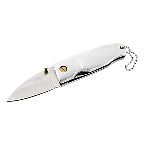 Herbertz Mini-Messer, rostfrei, Aluminium-Schalen, Einhandmesser, hochwertiges Klappmesser, scharfes Taschenmesser