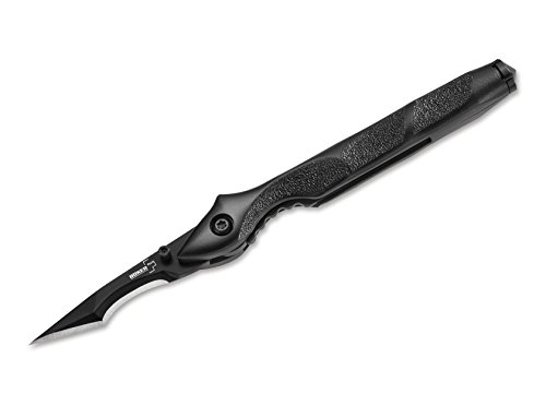 Böker 01BO047 Plus Urban Survival Taschenmesser aus 440C-Stahl und Aluminium in der Farbe Schwarz - 14,40 cm