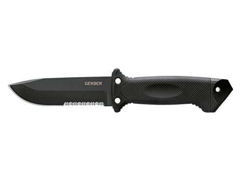 Gerber LMF II Infantry, 330,8 g, 26,9 cm, Stahl, 420HC, Schwarz, Schwarz