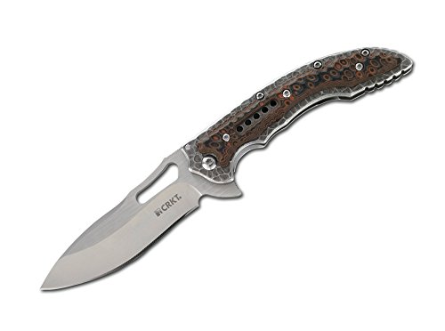  River Knife & Tool 5460 Taschenmesser CRKT Fossil S, braun, Standard