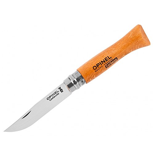 Opinel 6 Carbon buk • KLAPPMESSER • TASCHENMESSER Alltags Messer EDC • Gesamtlänge: 165mm • PTM-de.