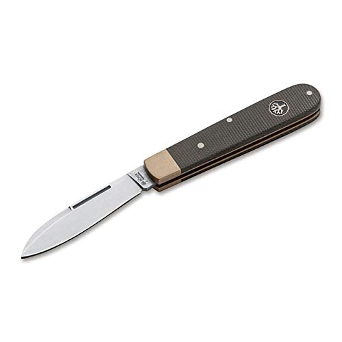 Böker Manufaktur Solingen Unisex – Erwachsene Barlow Prime Expedition Taschenmesser, Silber, 15,5 cm