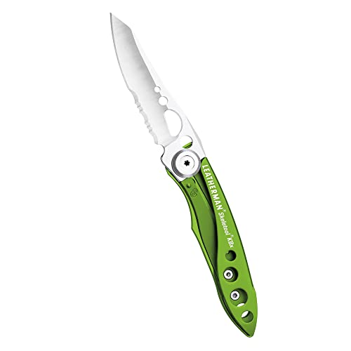 Leatherman Skeletool KBX – Hochwertiges Multifunktionsmesser mit 2 praktischen Werkzeugen – Kleines und kompaktes Tool für den alltäglichen Einsatz – Sublime Grün