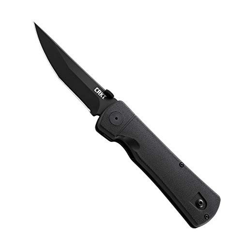 Columbia River Knife & Tool Taschenmesser Hissatsu Folder Glatt, Schwarz, 2903