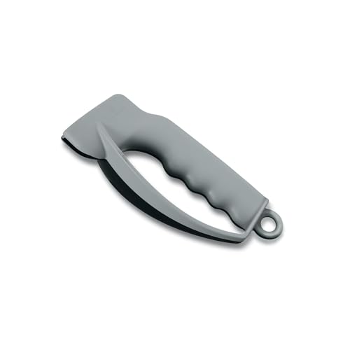 Victorinox Sharpy Messerschärfer Klein, für Schweizer Taschenmesser, Swiss Army Knife, Messerschleifer, Silber, Blister