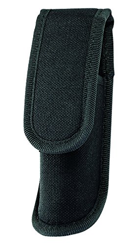 Pielcu Cordura Etui - schwarz - Klettverschluss - Klettverschluss Gürtelschlaufe - für Taschenmesser 10 12 cm
