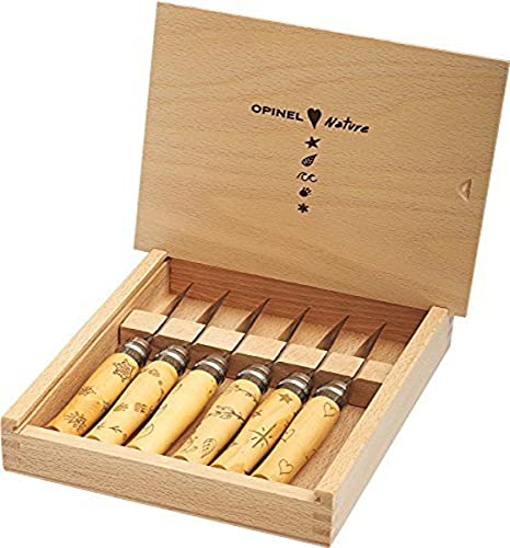 Opinel O001555 Taschenmesser, Edelstahl, beige, One Size