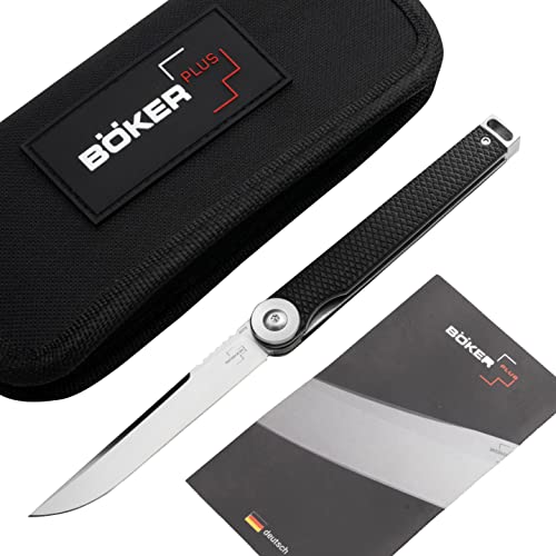 Böker Plus® Kaizen G10 - leichtes EDC Taschenmesser mit Griff schwarz
