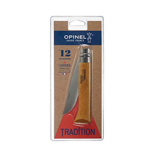 Opinel Carbon Messer Erwachsene Blister 2540129 N° 12