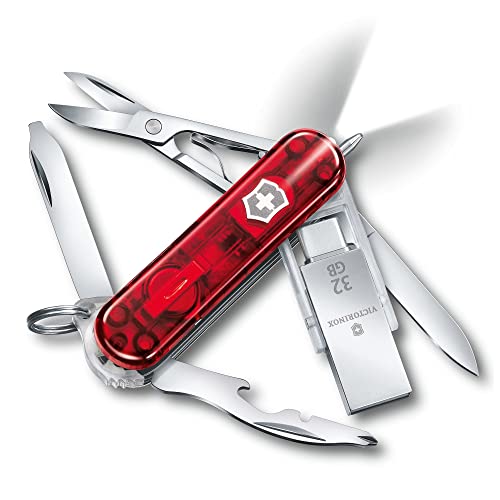 Victorinox Schweizer Taschenmesser Midnite Manager@work, Swiss Army Knife, Multitool, 11 Funktionen, Klinge, Drahtabisolierer, Phillips-Schraubendreher 0/1