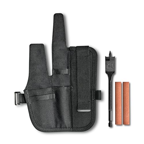 VICTORINOX Taschenmesser Zubehör Set Venture Pro Kit, Swiss Made, Multifunktionstasche mit 2 Messerschärfer und Flachbohrer 2 cm, Schwarz