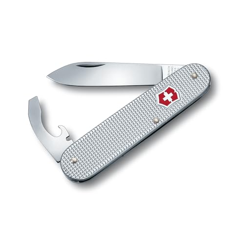 Victorinox Schweizer Taschenmesser Klein, Bantam, Swiss Army Knife, Multitool, 5 Funktionen, Klinge, Dosenöffner, Schraubendreher