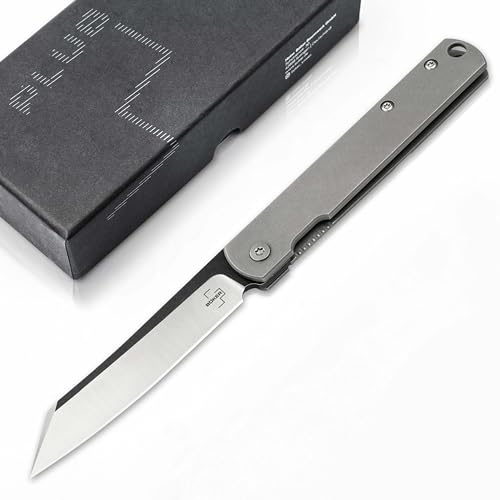 Böker Plus® Zenshin Taschenmesser - Reverse Tanto Klappmesser im Higonokami Stil - Taschenmesser im Japan Design - EDC Vollmetal Messer in Geschenk-Box (Zenshin Edelstahl)